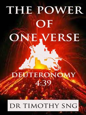 cover image of The Power of One Verse Deuteronomy 4